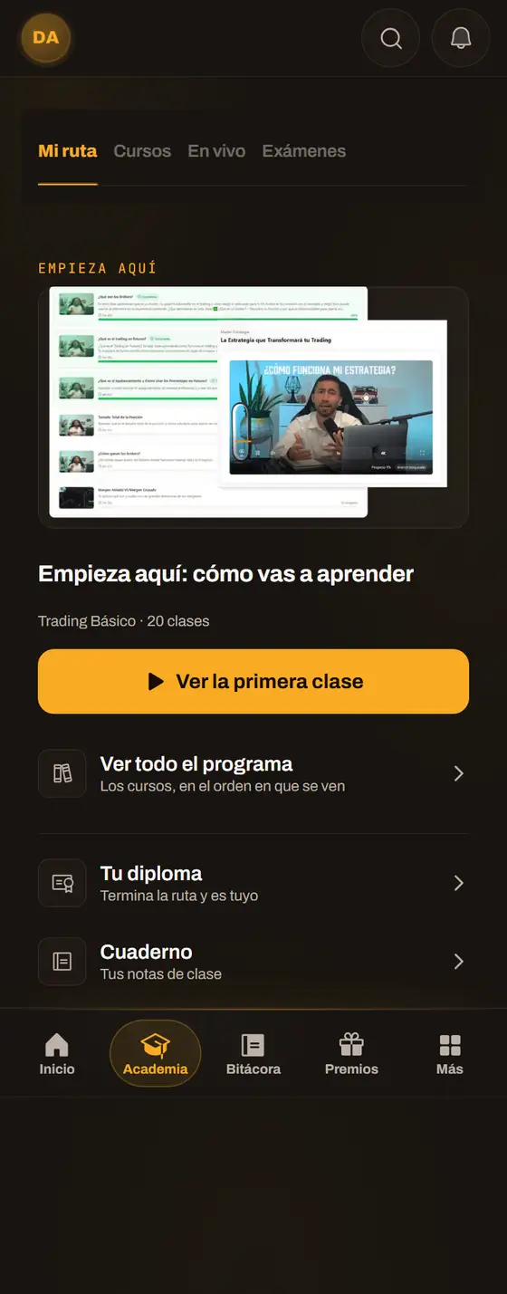 Mi ruta: empieza aquí